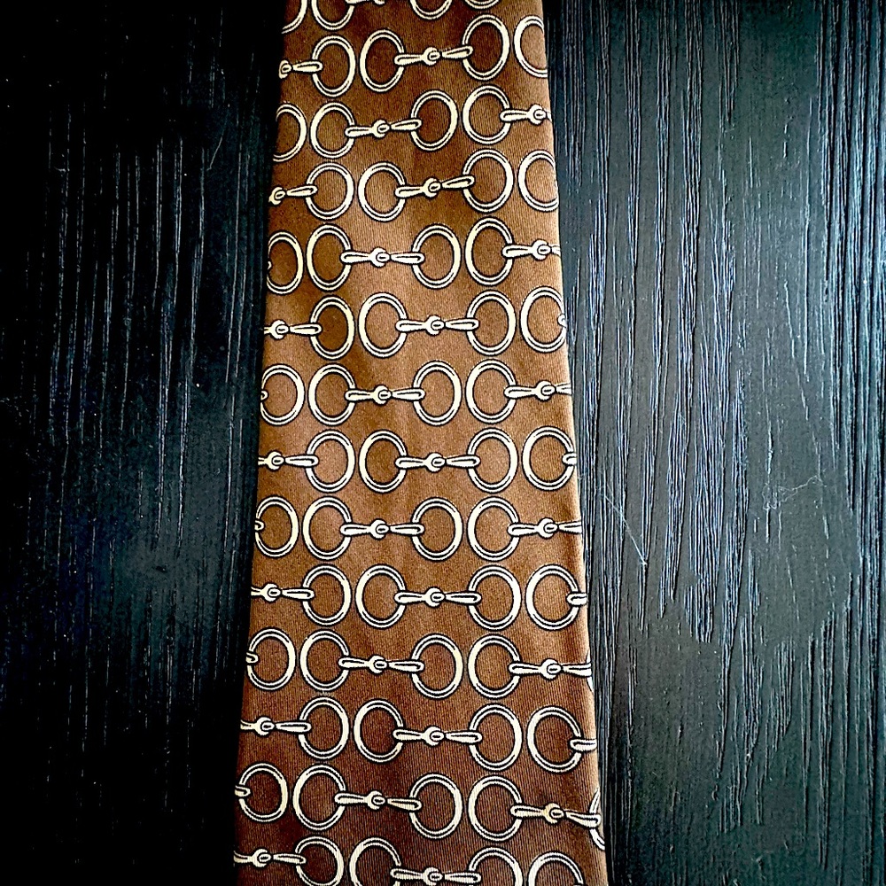 HERMÈS Vintage Silk Tie - Picture 6 of 13